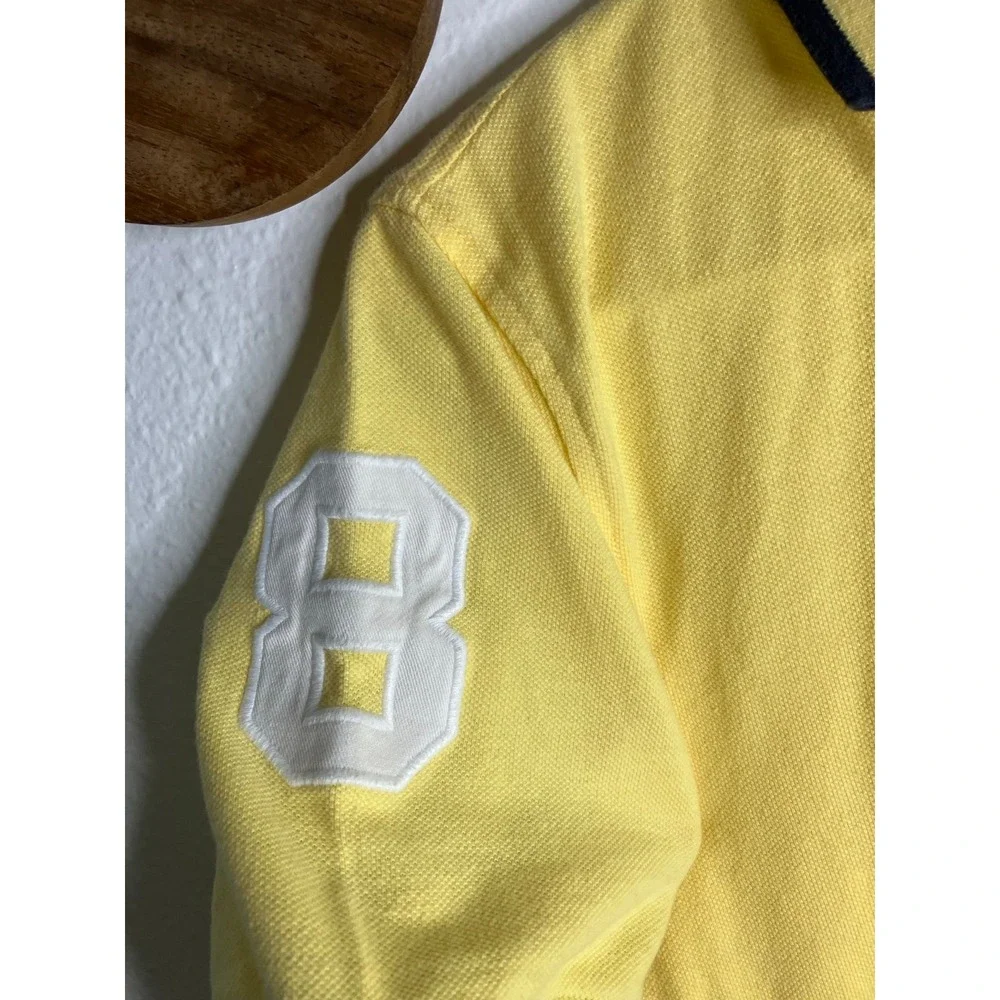 Tommy Hilfiger 2016 Butter Yellow‎ Polo Boys Size Medium 12/14